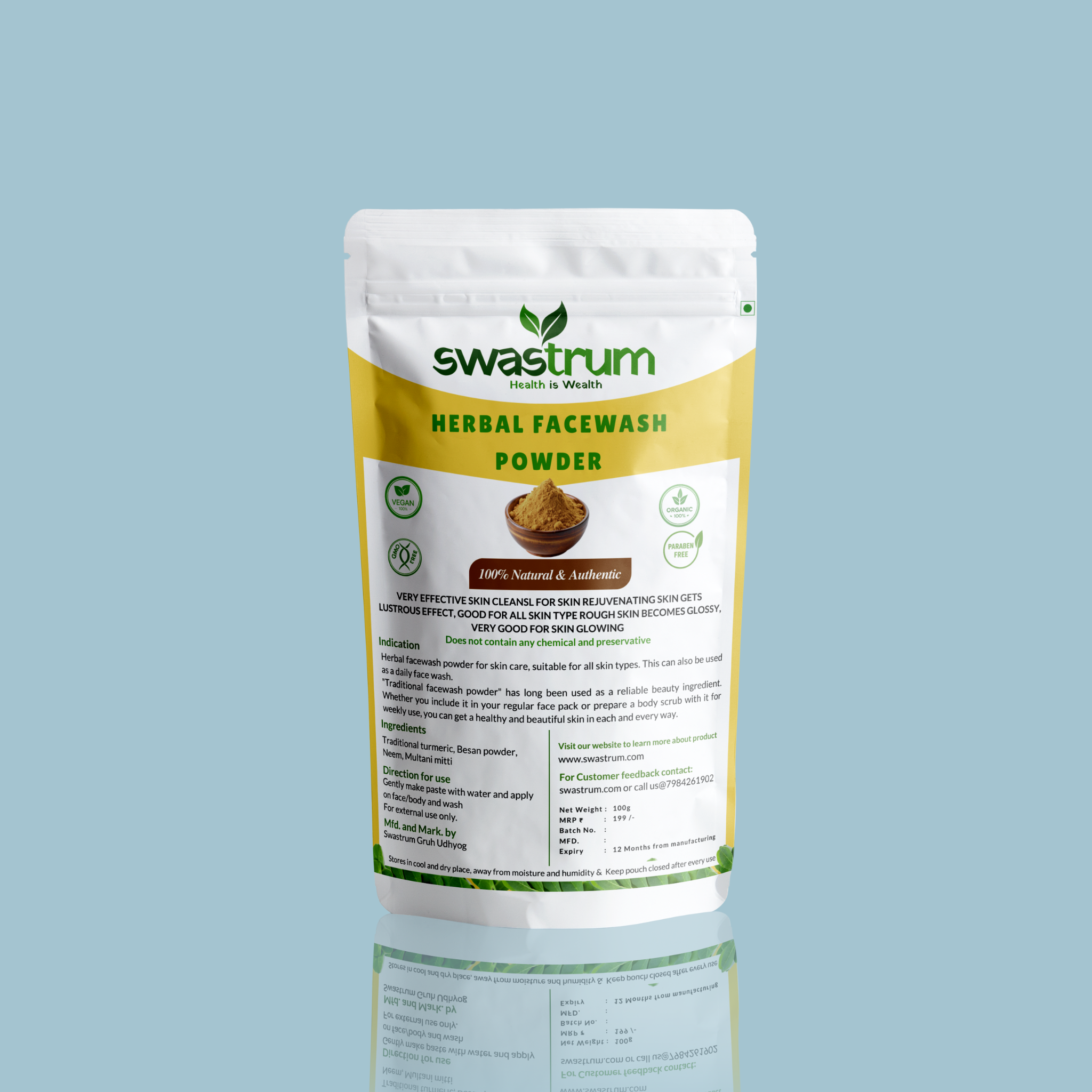 Herbal Facewash Powder 100gm