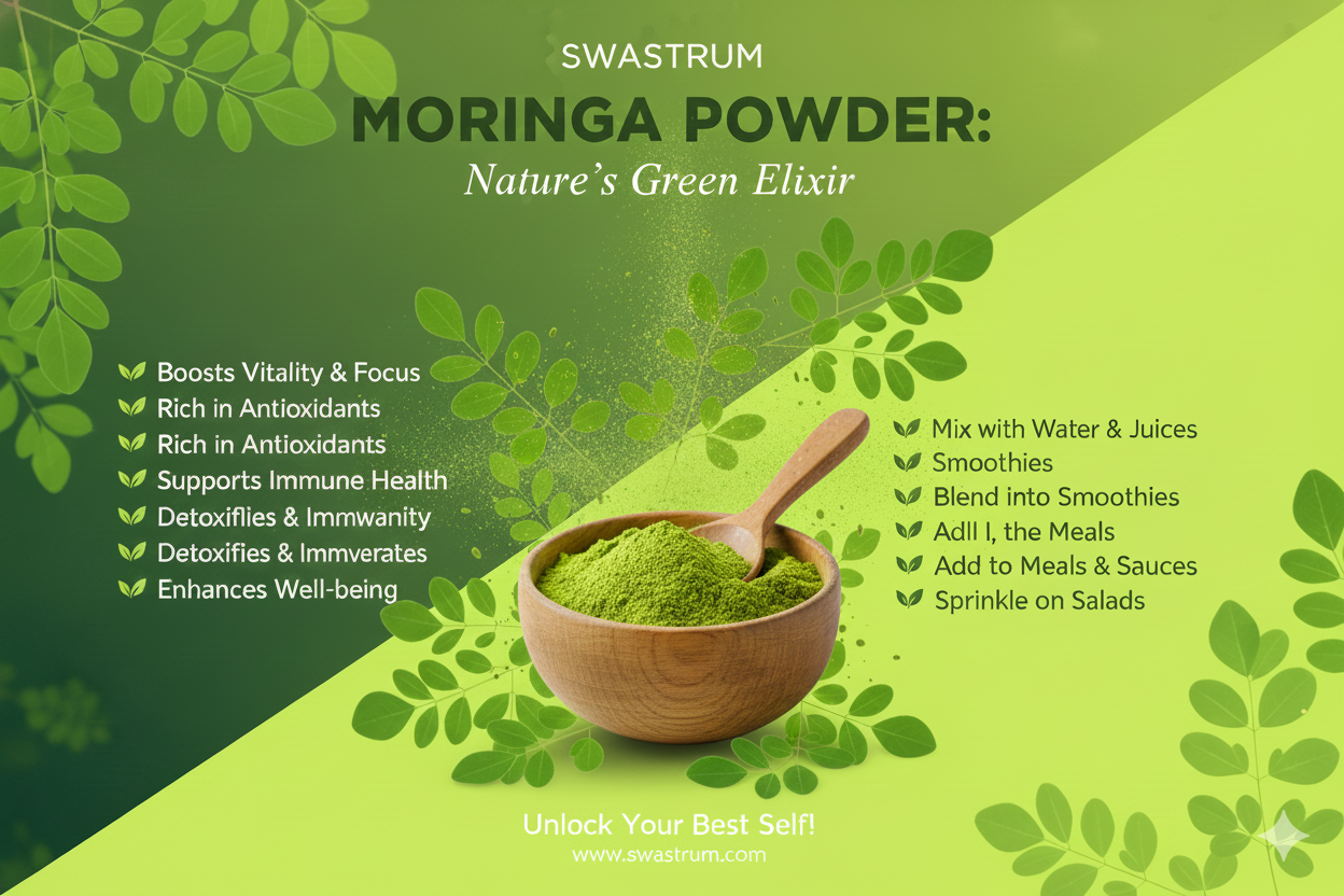 Moringa Powder 100gm (Pack of 2) - Image 2